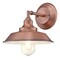 Westinghouse Fixture Wall 60W Iron Hill Washed Copper Metal White Intr Shade 6370400 - alternate 4